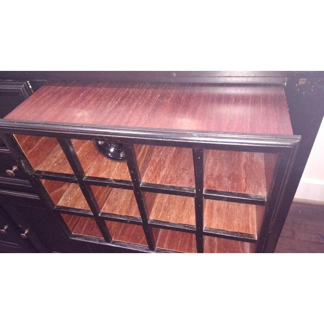 Arhaus Fairmount Wine Buffet In Black Coffee Chairish