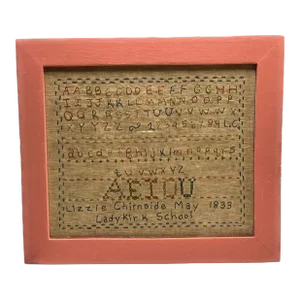 1995 Reproduction Embroidered Sampler