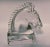 Strikingly beautiful, Heisey glass piece, specifically a horse head paperweight. It was made by Heisey Glass, a company...