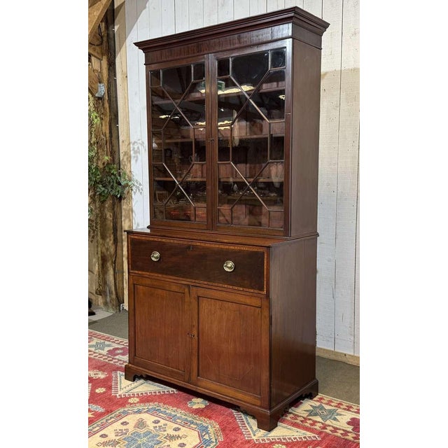 19th Century Victorian Mahogany Writing Desk For Sale - Image 3 of 18