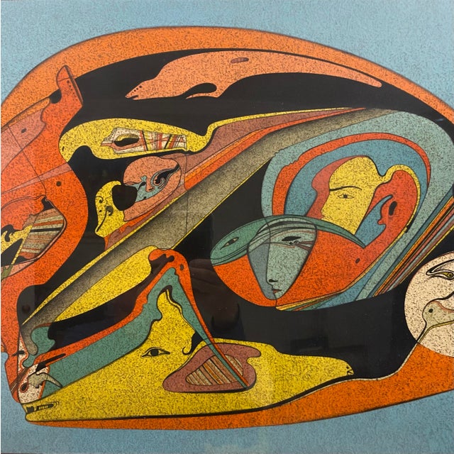 Mihail Chemiakin Color Lithograph Signed For Sale In Miami - Image 6 of 6
