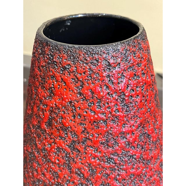 Floor Vase in Fat Lava from Scheurich Keramik, 1970s, in Flawless conditions. Designed 1970 to 1979 I have official proof...