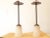 Mid 20th Century Mid-Century West German Glass Pendant Lights - a Pair For Sale - Image 5 of 5
