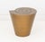 Modern Bronzed Steel Conical Spiral Side Table. 18.5" H x 20.25" Diameter. Provenance: From a Fort Lauderdale, Florida...