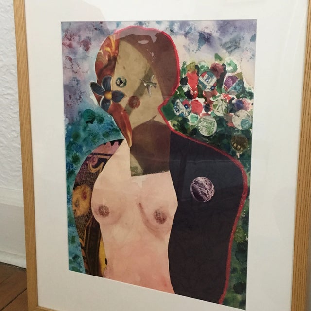 Contemporary Original Lisa Leventhal Mixed Media Painting For Sale - Image 3 of 6