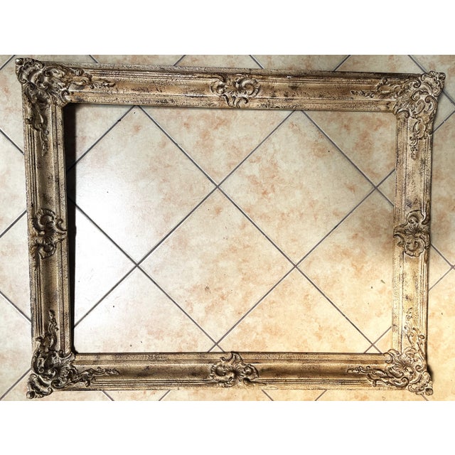 Baroque-Rococo Frame for a Mirror or Painting in Wood, 1950s For Sale - Image 14 of 14