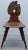 We are delighted to offer this very rare circa 1870 Black Forest carved oak hall chair with Bobbin turned legs and...
