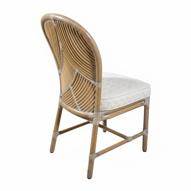 Mid-Century Modern McGuire Dining Table and 8 Dining Chairs For Sale - Image 3 of 8