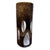 Contemporary Vintage Encased Sommerso Murano Art Glass Windows Vase in Amber & Brown For Sale - Image 3 of 7