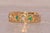 1990s The Youghal: Designer Signed Emerald and Natural Diamond Celtic Band in Yellow Gold For Sale - Image 5 of 11