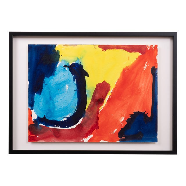 Friedrich Schiemann, Untitled, 1967, Ink & Watercolor, Framed For Sale
