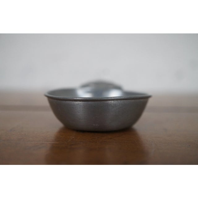 Antique 18th Century Childs Pewter Porringer Cup Bowl Porridge Dish For Sale - Image 6 of 12