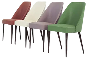 Vintage Italian Dining Chairs from Figli di Amedeo Cassina, 1950s, Set of 4