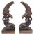 Pair of Bronze Art Deco Falcon Bird Bookends For Sale