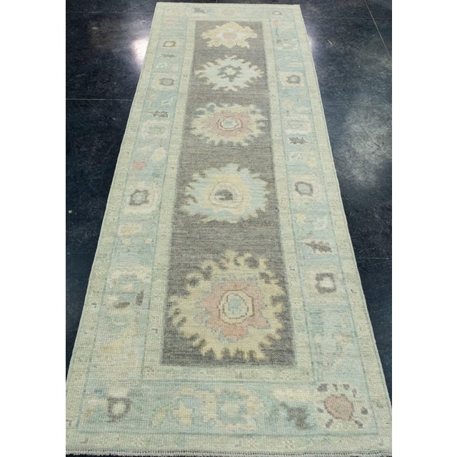 Turkish Oushak Runner Rug 2'9" x 8'7" #17369 Explore a curated collection of hallway runners, wool rugs, and handmade...