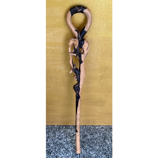 Vintage Walking Stick in Ebony For Sale - Image 11 of 11