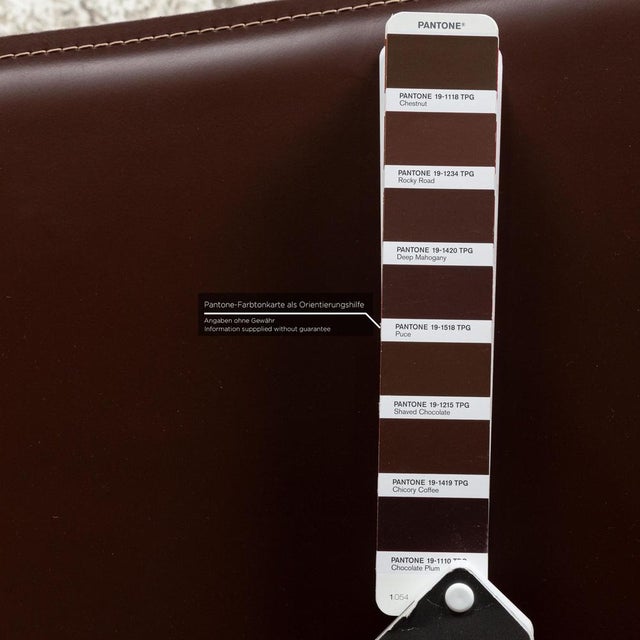 Brown Leather Chairs from Calligaris, Set of 4 For Sale - Image 5 of 11