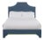 Kit Full/Double Bedframe, Navy Linen For Sale