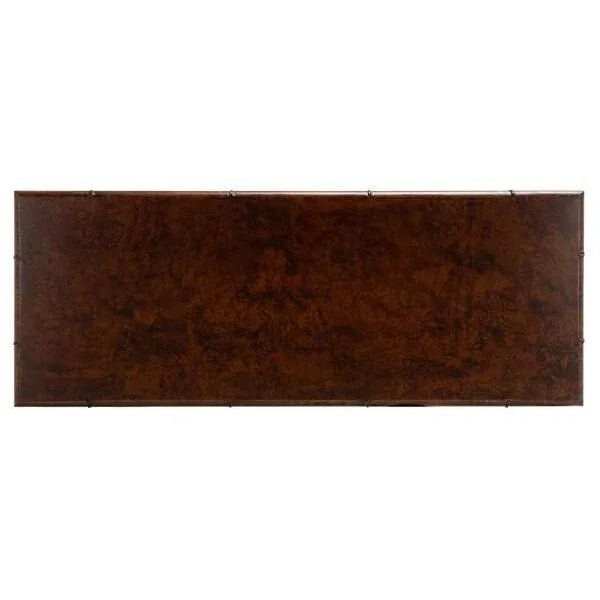 Wood Safavieh Tudor 2 Shelf Console Table - Dark Brown/Gold For Sale - Image 7 of 10