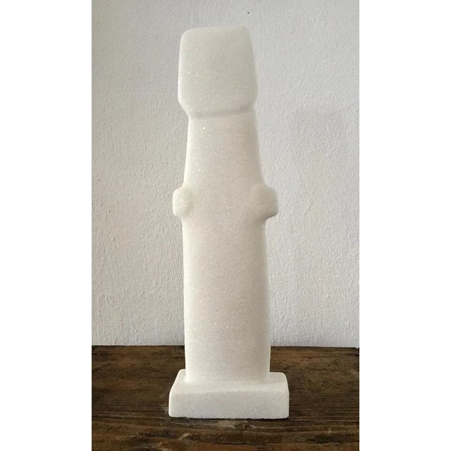 Prota Laos, Naxian marble shelf sculpture, Tom von Kaenel Dimensions: height 42 cm / deep 5.5 cm / lenght 12.5 cm Unique...