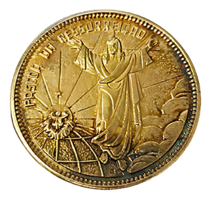 Easter Commemorative Silver Gilt Coin