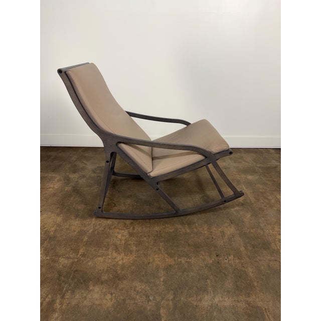 Gray Late 20th Century Rocking Lounge Chair by Pierre Paulin for Ligne Roset For Sale - Image 8 of 13