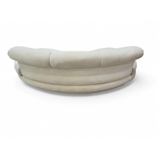 Textile Adrian Pearsall Style Postmodern Kidney Shaped Cloud Sofa for Reupholstery For Sale - Image 7 of 9