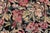 Shabby Chic 1990's Floral Pak-Persian Black/Black Wool Rug - 9'0'' X 12'0'' For Sale - Image 3 of 9