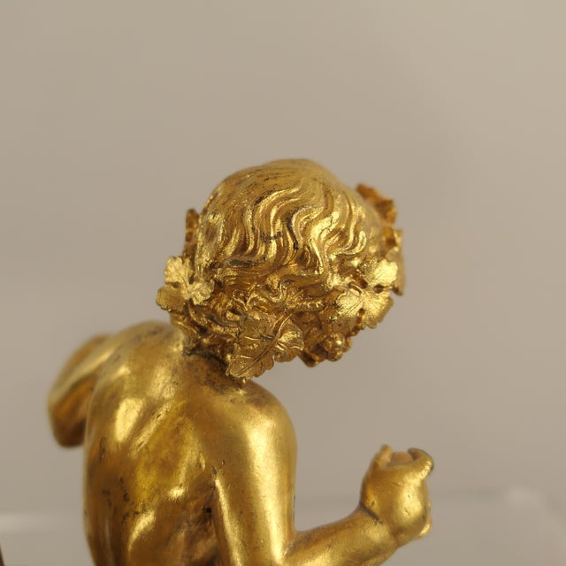 Bronze Bacchus Putti Table Lamp, 1900s For Sale - Image 5 of 15