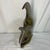 Vintage Mid-Century Modern Metallic Gold Ceramic Angelfish Sculpture For Sale - Image 4 of 5