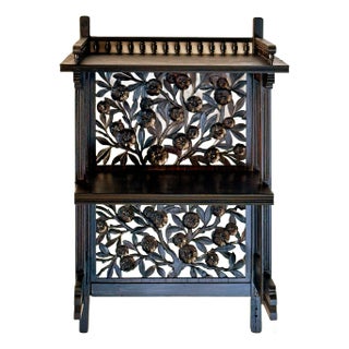 Antique Carved Shelf Aesthetic Movement For Sale