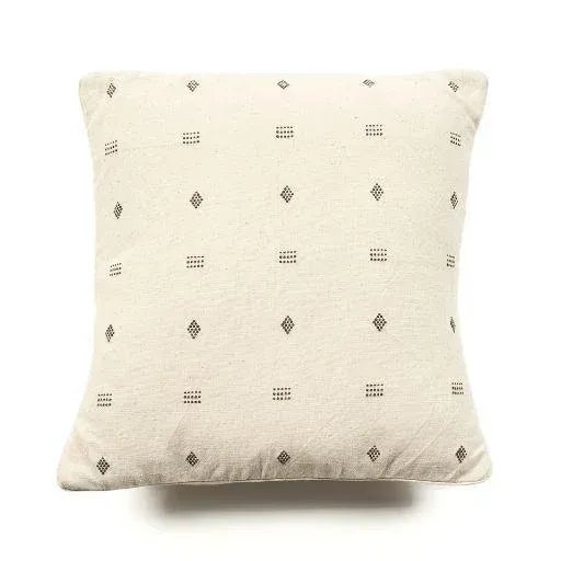 Nira White Handloom Pillow For Sale - Image 10 of 10