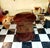 Vintage Rattan Marquetry Table, 1970s For Sale - Image 10 of 13