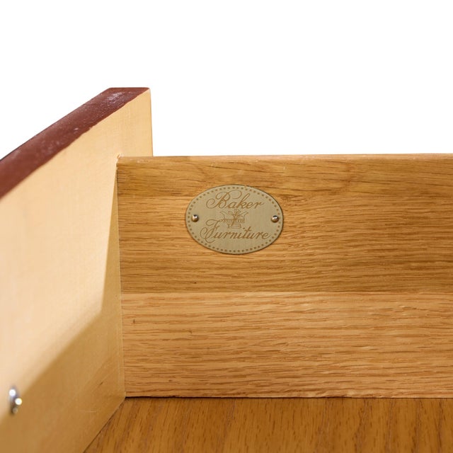 Late 20th Century Michael Vanderbyl for Baker Furniture Archetype Mahogany Console Credenza For Sale - Image 9 of 9