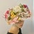 American Mid 20th Century Vintage Dior Exquisite Silk Floral Chapeau For Sale - Image 3 of 11