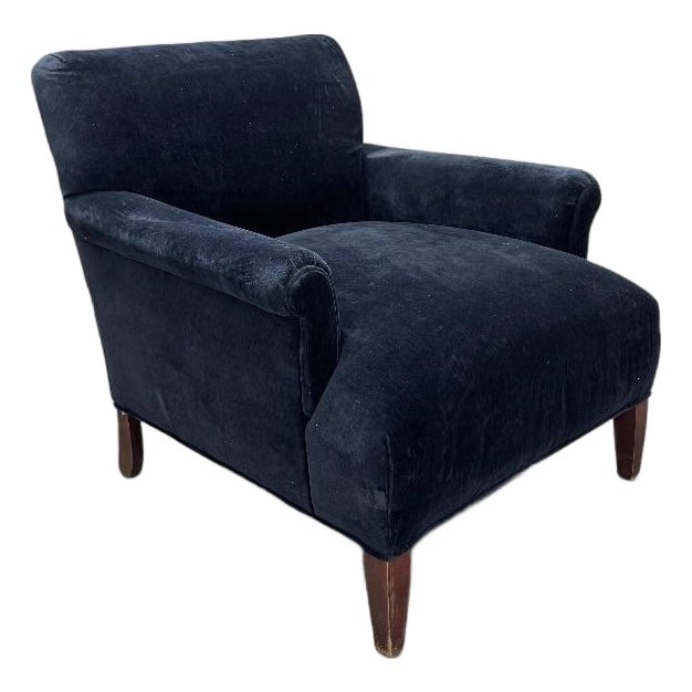 1940’s Baker Club Chair With New Fabric For Sale