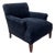1940’s Baker Club Chair With New Fabric For Sale