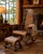 Bring authentic rustic craftsmanship into your home with this beautifully handcrafted hickory twig rocking chair and...