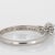 Metal Cartier 0.30ct Diamond Engagement Ring Platinum Sz 5 Estate COA GIA Signed For Sale - Image 7 of 7