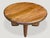Andrianna Shamaris Midcentury Couture Teak Wood Low Profile Round Coffee Table For Sale - Image 14 of 18
