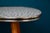 Wood Vintage Formica Tripod Cocktail Table with Compass Legs, 1960s For Sale - Image 7 of 11
