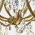 Vintage Brass and Crystal Chandelier 5 Light Baroque Rococo Revival Made in Sweden For Sale - Image 15 of 18