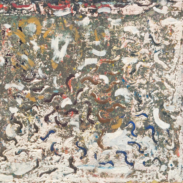 Abstract Expressionism 'Winter Landscape' by Robert George Gilberg; 1945, San Francisco Bay Area Abstraction, Wayne Thiebaud, California For Sale - Image 3 of 6