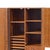 Directional Mid Century Walnut and Chrome Armoire Dresser For Sale In Chicago - Image 6 of 10