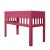 David Francis Colony Desk, Hot Pink For Sale - Image 4 of 9