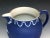 Late 19th Century Antique Wedgwood Large Dark Blue Jasperware Pitcher Made in England For Sale - Image 5 of 13