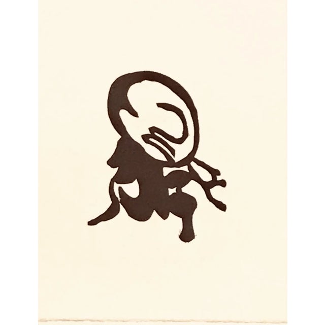 Artist: Jean Arp Country: Germany-France Title: Untitled – C7 Medium: Woodcut Marks: Not signed, not numbered Paper size:...
