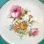 1940s 1940s Rare set of hand-painted Minton floral dinner plates with aqua band and gilt rim // signed by artist J Colclough // set of 11 For Sale - Image 5 of 10