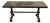 Coffee Table in Forged Steel with a Slate Top, 1950s For Sale