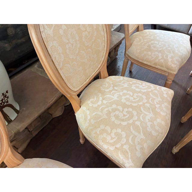 Vintage Harris Marcus Italian Louis XVI Style Dining Chairs Set of 6 For Sale - Image 9 of 18